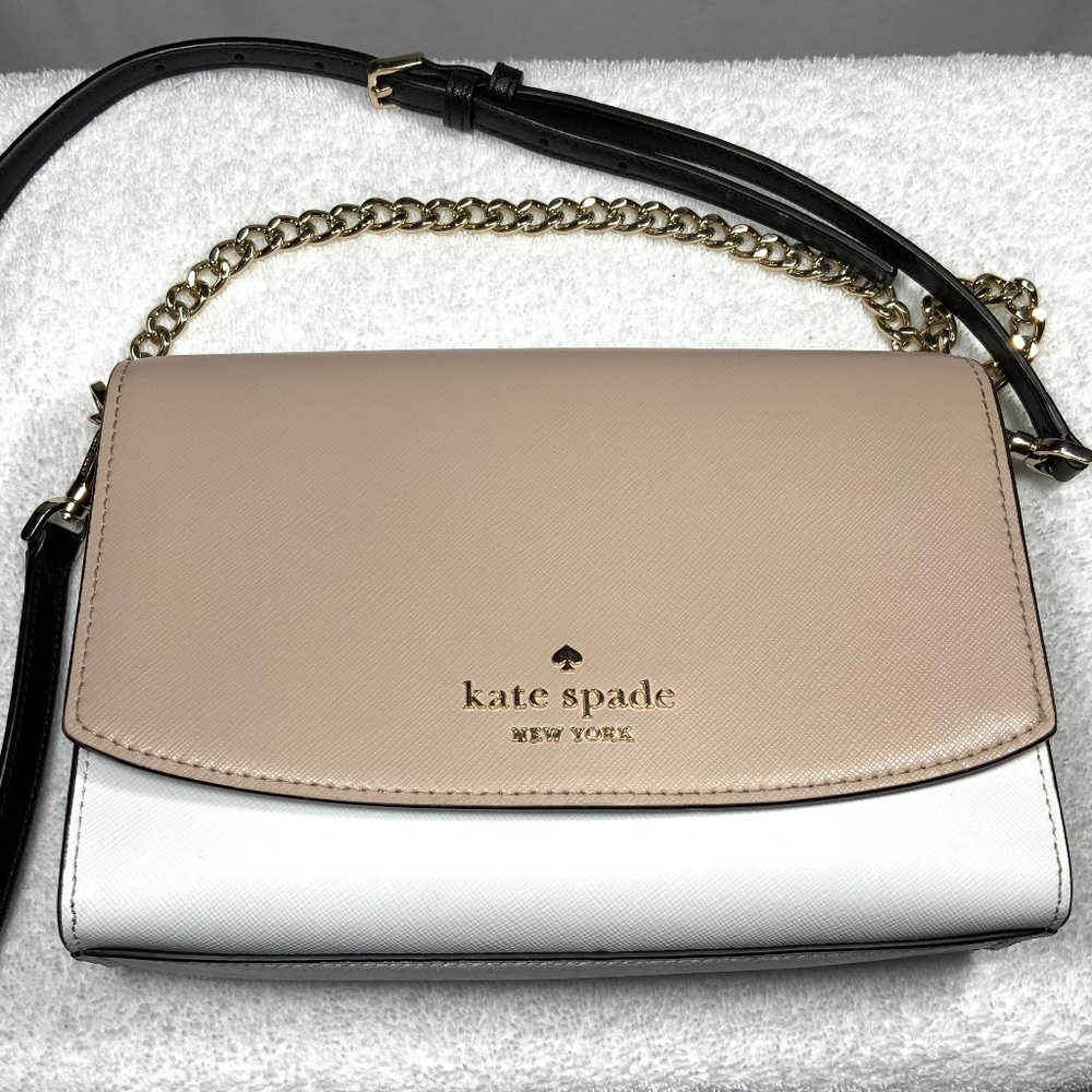 ♠️ Kate Spade Carson Colorblock Convertible Leather Crossbody